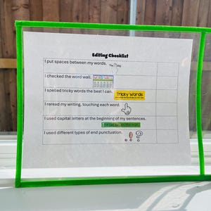Student Editing Checklist