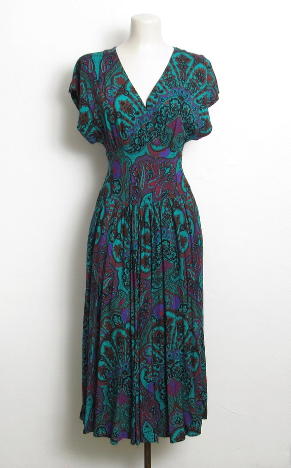 cap sleeve tea dress