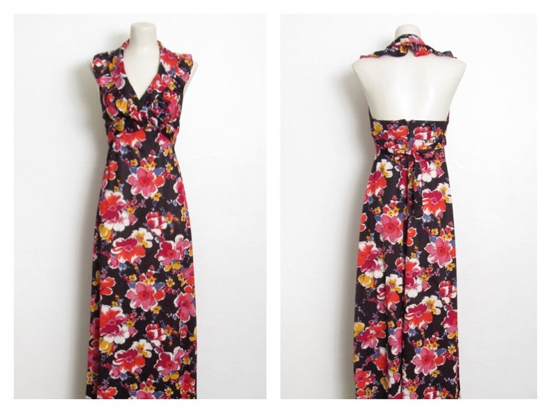 maxi dresses from the 70s