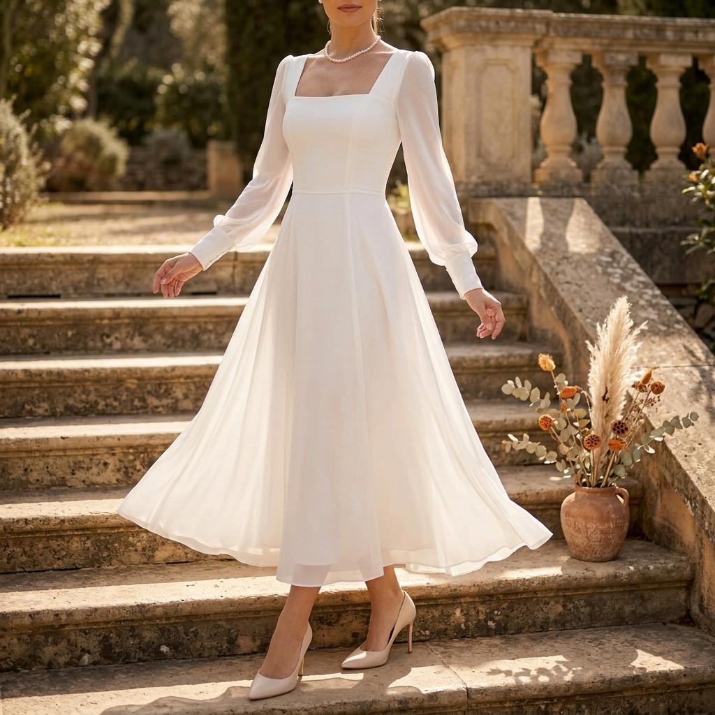 knee length dresses for ladies Sweet Dreems Look 14 main image 1