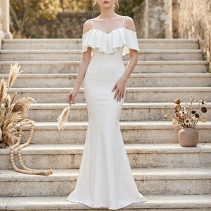 Glamorous White Gown - Etsy Glamorous White Gown - Etsy