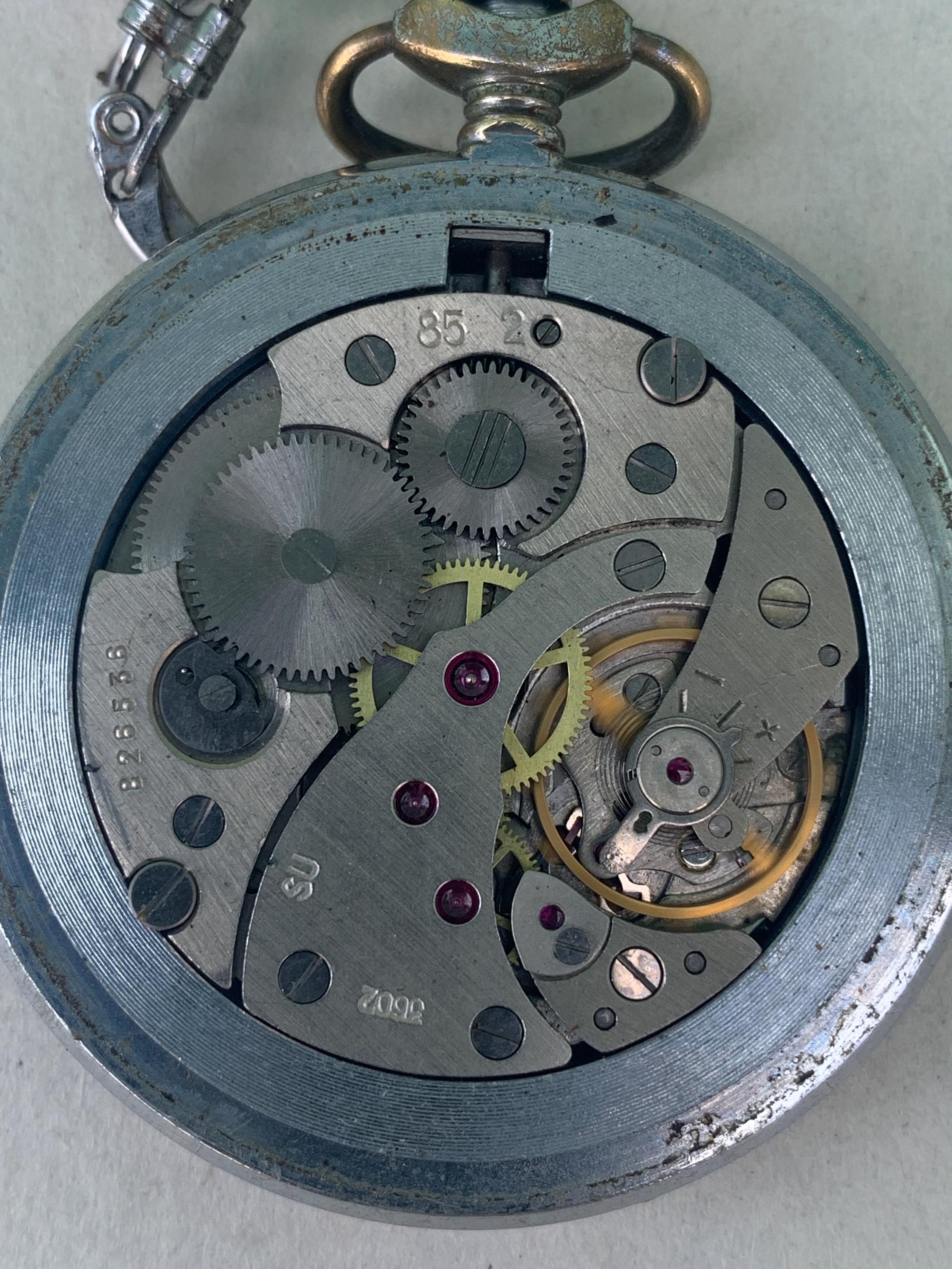 モルニヤ バード☆CAL.3602☆18石☆ソビエト☆懐中時計☆動作中