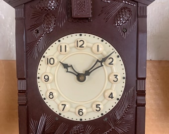 GUEISSAZ Jaccard Detailed Swiss Cuckoo Clock 3 Cones Pendulum