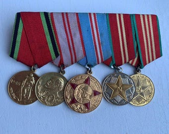 Original medals of the USSR.