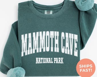 Mammoth Cave Comfort Colors Sweatshirt: Kentucky Travel Souvenir