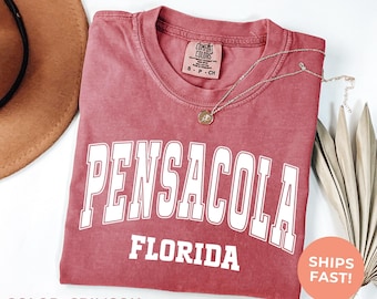 Pensacola Comfort Colors Tee: Florida Travel Souvenir