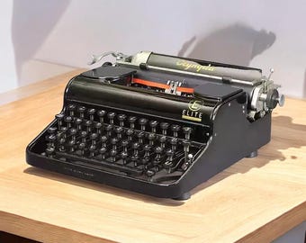 Olympia Vintage 1960s Manual Typewriter Heavy Duty Office Machine