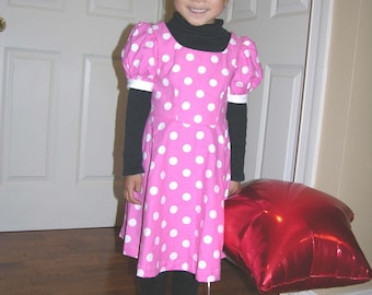 Halloween Minnie mouse dress costume, only toddler 3T and 4T available, limited quantity