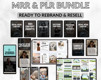 Bundle MRR DPP à revenu passif : réseaux sociaux et chatGPT (produits numériques)