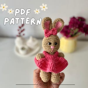 Bunny Crochet Pattern | Easter Bunny Amigurumi | Crochet Bunny Pattern PDF | Crochet Rabbit Pattern | PDF English | DIY Tutorial Download