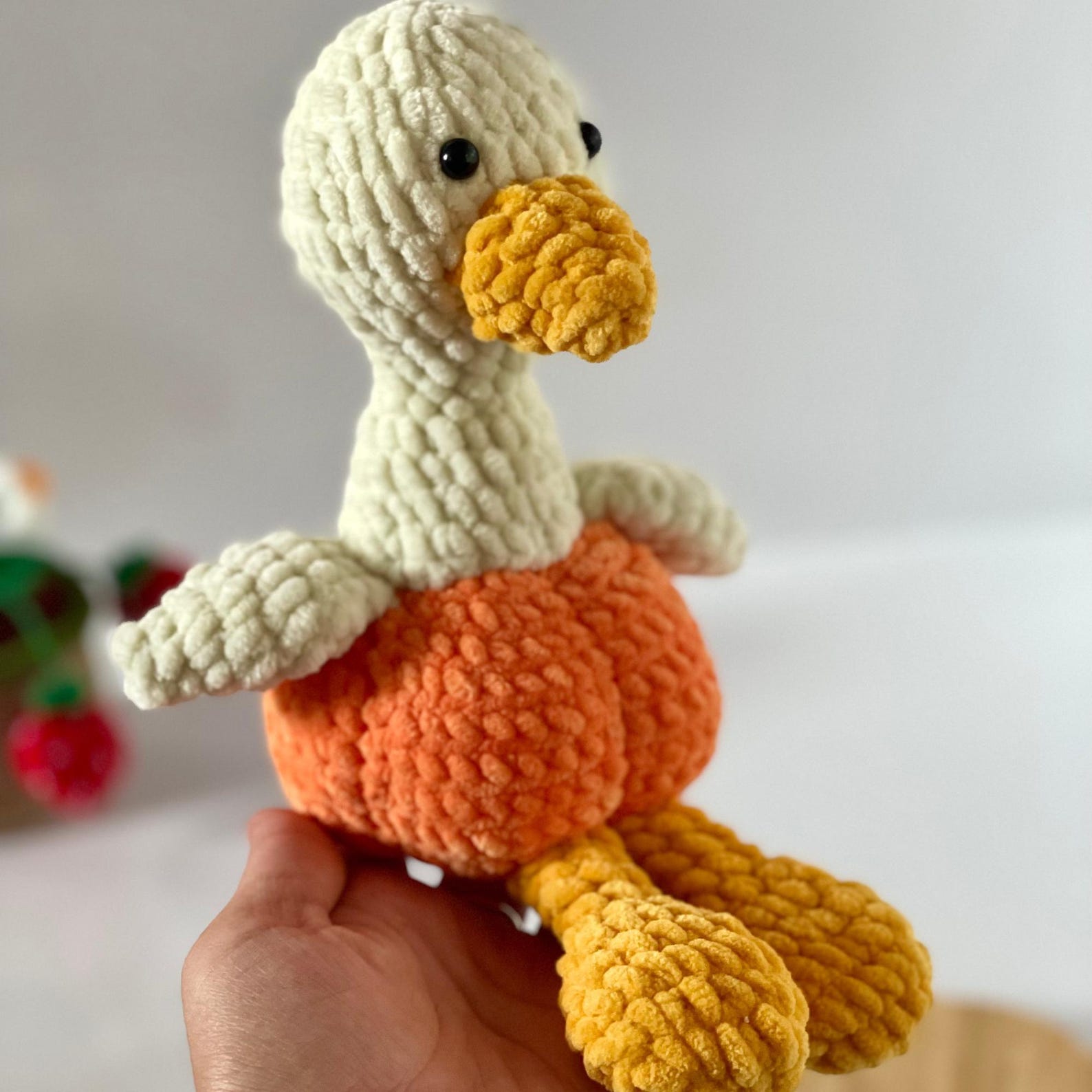 Pumpking Duck Crochet Pattern | DIY Duck Amigurumi | Halloween Crochet ...