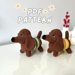 Crochet Puppy Pattern | Amigurumi Crochet Pattern | Dog Puppy Crochet | Puppy Amigurumi Tutorial | Puppy English PDF | Crochet Toy Pattern