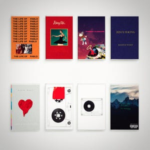 Kanye West - The Life of Pablo - MBDTF - Graduation - Yeezus - Ye - Jesus Is King - 808s & Heartbreak - Audio Cassette Tape