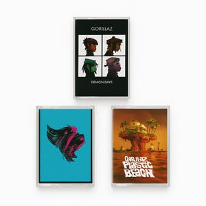 Gorillaz - Demon Days - Plastic Beach - The Now Wow - Audio Cassette Tapes
