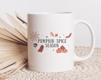 taza de especias de calabaza, temporada de calabaza, taza de temporada, taza de café, taza, regalo navideño