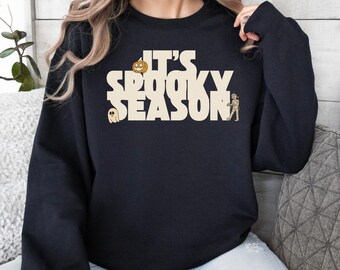 Sudadera de temporada espeluznante, sudadera de Halloween, sudadera de momia, sudadera de fantasma, regalo de Halloween, temporada espeluznante, sudadera de otoño, vacaciones