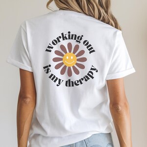 Workout Therapy Unisex Tee, Exercise Tee, Health & Wellness Shirt, Gym T-Shirt, Fitness Top