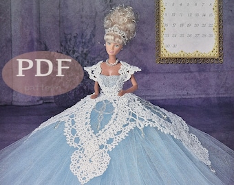 Annie's Calendar Bed Doll Society 1997 Collector's Series - MAART - haakpatroon pdf - directe digitale download