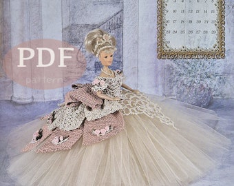 Annie's Calendar Bed Doll Society 1997 Collector's Series - NOVEMBER - PDF crochet pattern - Instant digital download