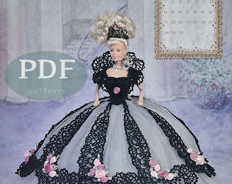 Annie's Calendar Bed Doll Society 1997 Collector's Series - SETTEMBRE - Schema uncinetto PDF - Download digitale immediato