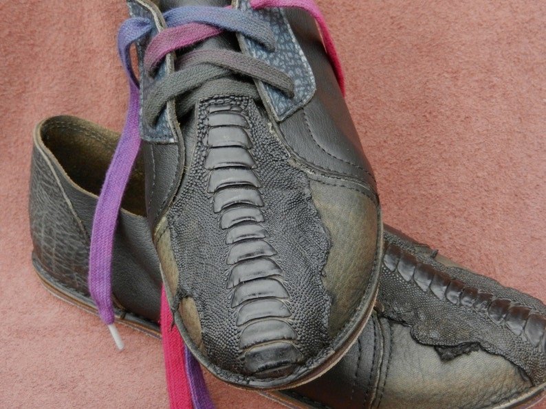 Handmade Custom Leather DANCE Shoes Lo Top. Cowhide Black Etsy