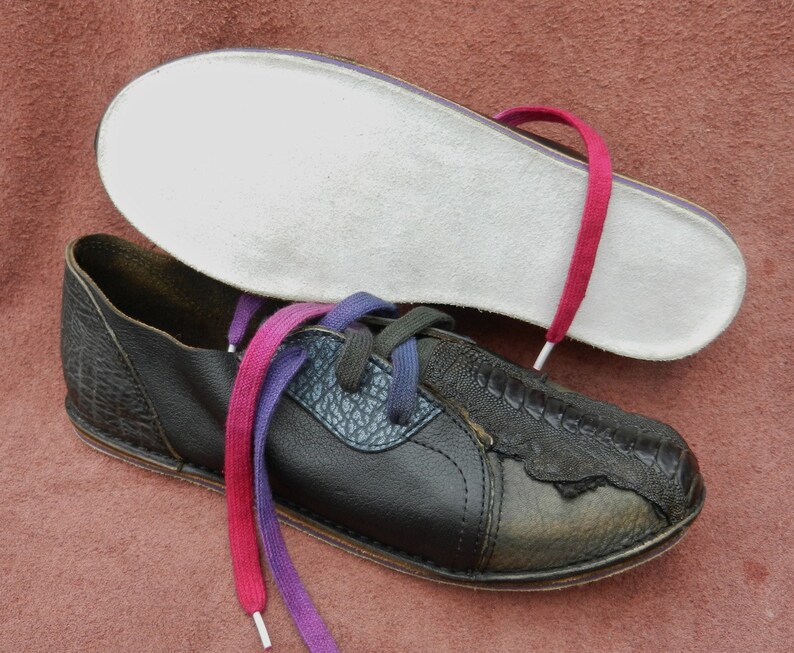 Handmade Custom Leather DANCE Shoes Lo Top. Cowhide Black Etsy