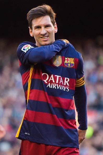 Lionel Messi SIGNED Rare 15/16 FC Barcelona Rare Shirt/jersey +