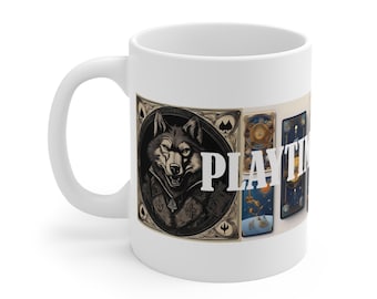 PlayTime Factory, the Mug 11oz, Mug for cozy game night, Fun Board Game Player Gift, Gamer Beverage Drinkware, Novelty coffee tea chocolate