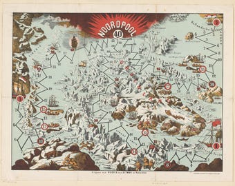 North Pole, Area Rug 24x36 inches, perfect for young explorer, playroom, bedroom decor, kindergarten, preschool, house decor