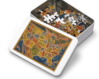 USA Map, Jigsaw Puzzle 110-Piece,