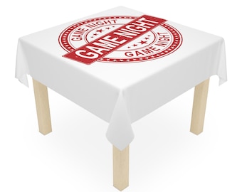 Tablecloth, Game night, family, coworkers, students, happy time, happy game, perfect for gift for a traditional gamer