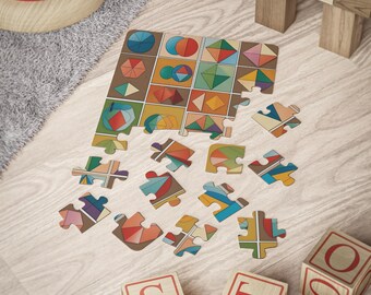 Forms, Kids' Puzzle, 30-Piece, toddler, kindergarten, preschool, rounded corners for safety