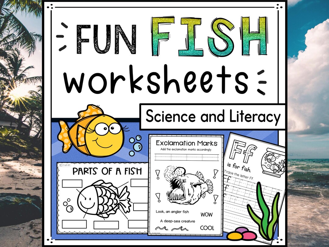 Fish Unit | Creative Worksheets for Kids | Preschool and Kindergarten ...