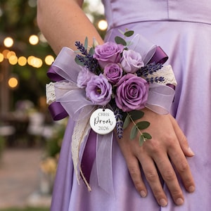 Personlig balblommaberlock | Corsage | Anpassad balbukettberlock | Årskurs 2026 | Present till henne bild 2