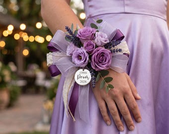 Personalisierte Abschlussball Blumen Charme | Anstecknadel | Benutzerdefinierte Abschlussball Blumenstrauß Charme | Jahrgang 2026 | Geschenk für Sie