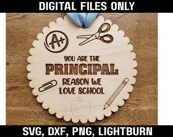教師への感謝の贈り物、「あなたは私の最優先事項です」レーザーカットファイル、LightBurn SVG、年末の保育士への感謝の贈り物