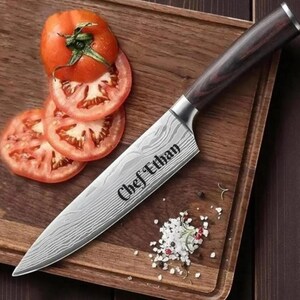 Personalized Chef Knife, Custom Engraved Cleaver Knife, Birthday Gift for Her,  Gift for boyfriend, Gift for Him