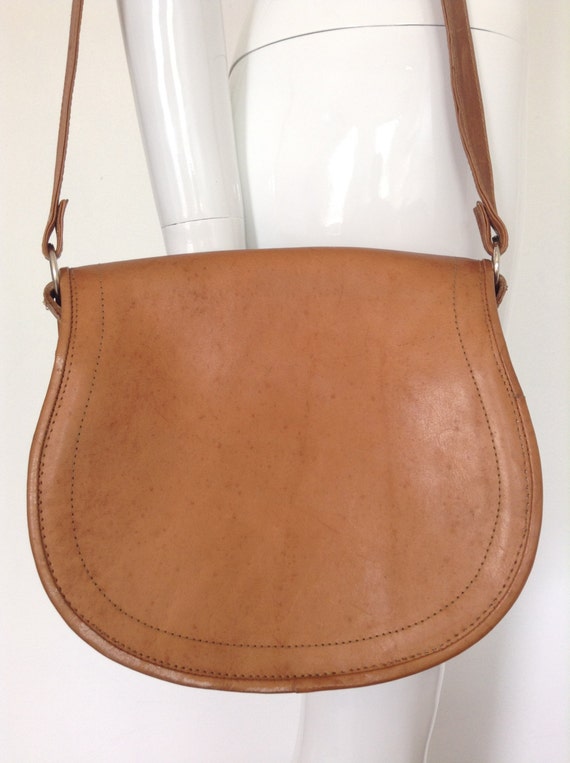 Vintage 70's Horse Hair Leather Bag - image 3