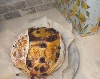 Artisan Sourdough Loaf | Blueberry Lemon Zest Bread