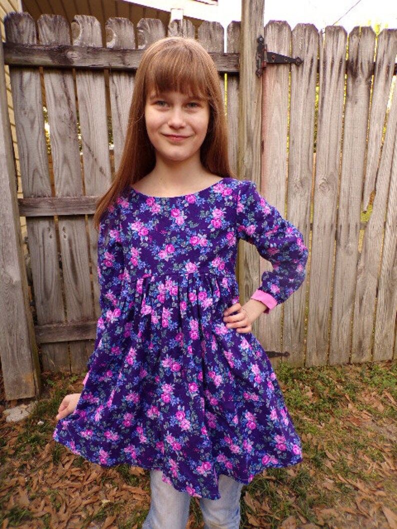 purple dress size 10