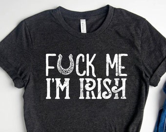 Fuck Me Liver Irish Drinking Clover Irish Mens Graphic Tank Top