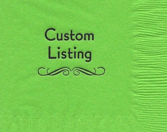 Custom listing for Jenn Feldman