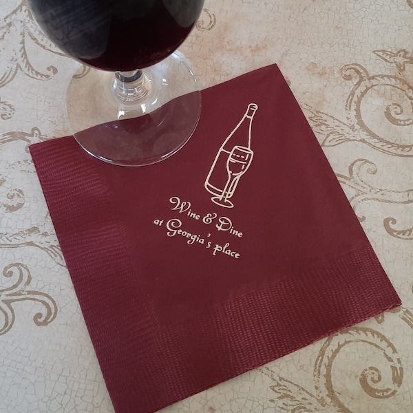 Funny Cocktail Napkins Etsy