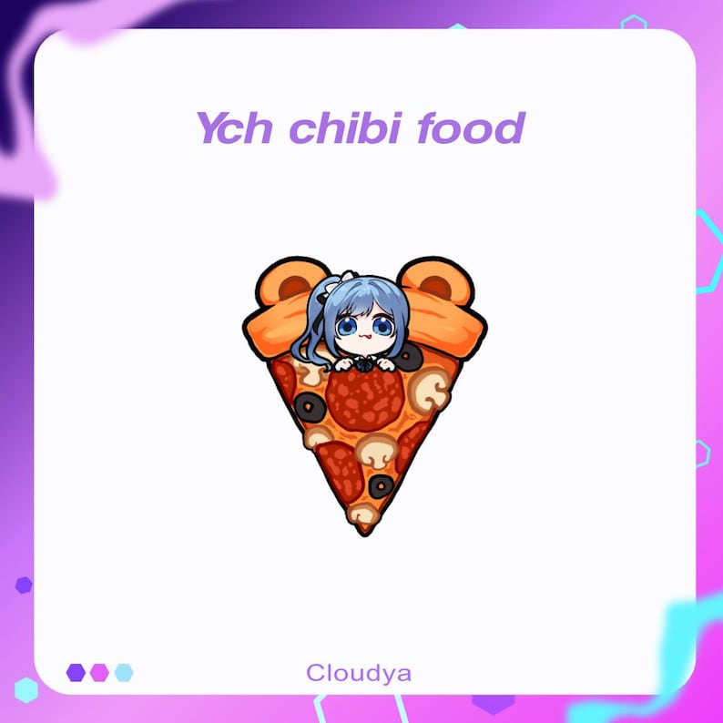 YCH Chibi Food > Pizza & Ice Cream