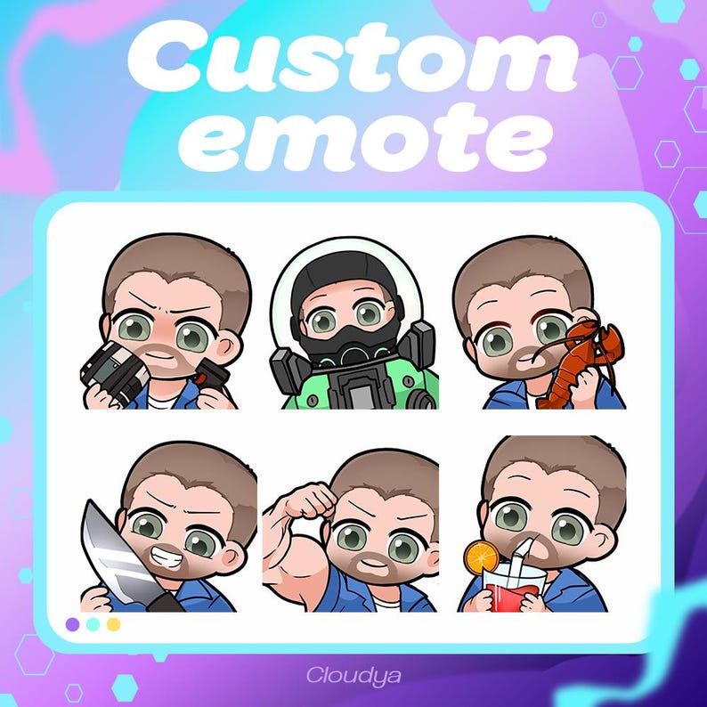 Custom Emote, Animated Emote, Twitch Emote, Discord Emote, Emote ...
