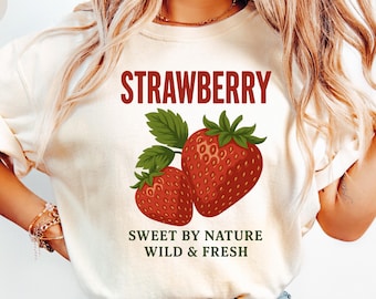 Sweet Strawberry Shirt,Strawberry Lovers Shirt,Retro Strawberry Shirt,Trendy Strawberry,Strawberry Vintage,Funny Strawberry,Fruit Themed Tee