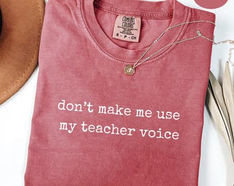 Comfort Colors® Funny quote Cool Teacher Shirt,Teacher Appreciation,Teacher Team Shirts,Back To School Tee,Best Teacher Gift,Retro Teach Tee