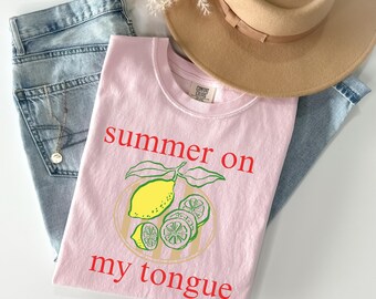 Summer shirt,Citrus Shirt,Trendy Lemon Graphic Shirt,Italian Summer Vacation tee,Gift for Lemon Lover,Fruit Lover,Preppy Lemon Summer