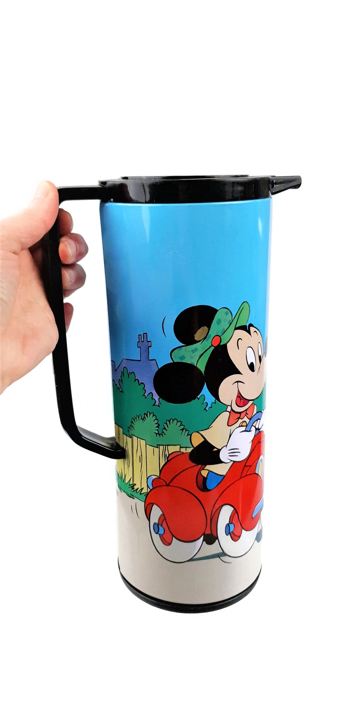 Mickey Mouse Goofy Renault thermos jug vintage Disney thermos Etsy