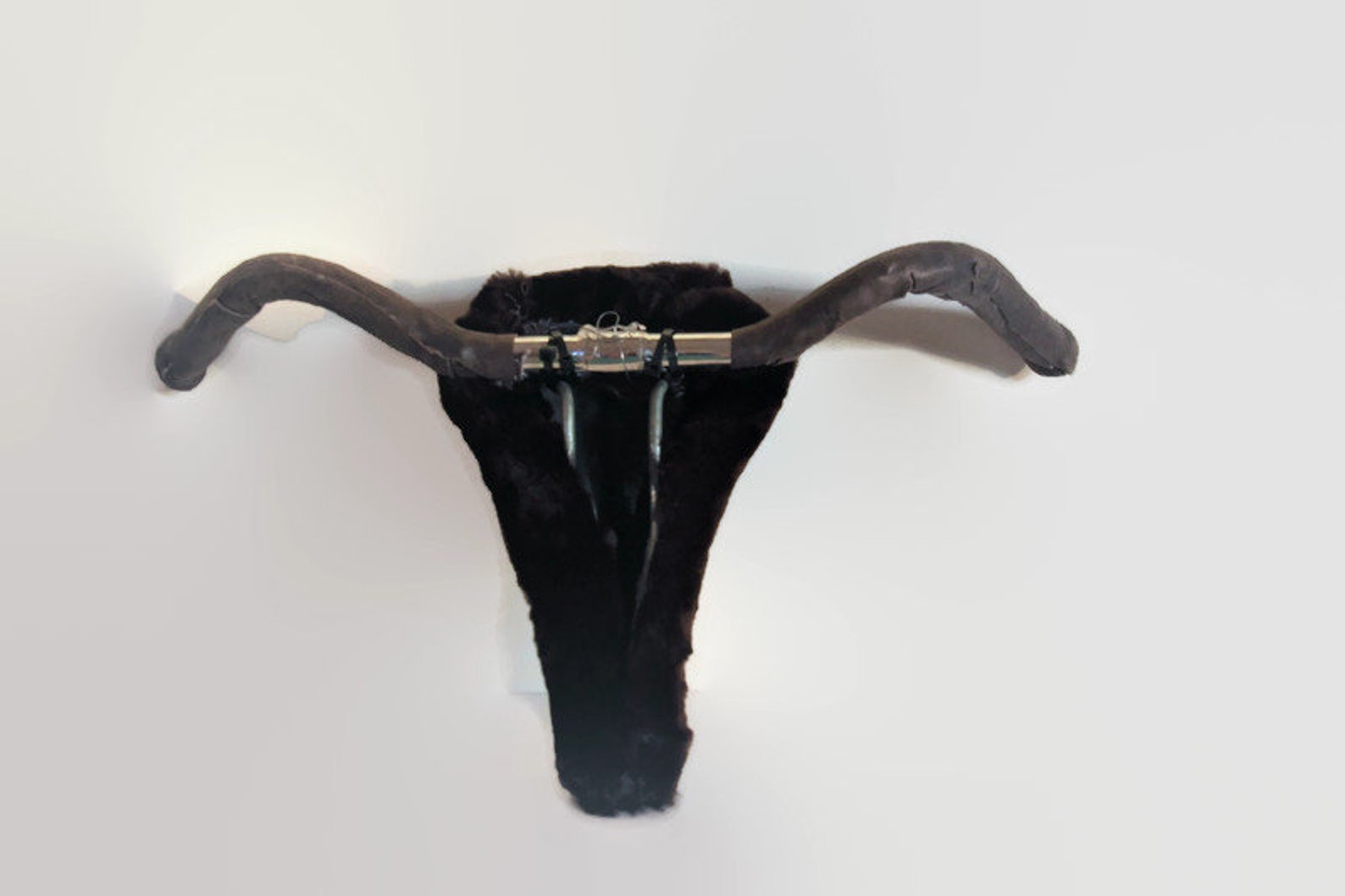Vintage Handmade Bull Horns Wall Hanging Far West Decoration Etsy